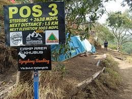 Jalur Pendakian Gunung Sumbing Terhalang Kawat Duri di Pos 3, Pendaki Tak Bisa Lewat